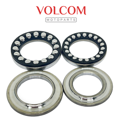 CAIXA DE DIRECAO COM  ESFERAS PARA YBR 125 2000 A 2008 -  CRYPTON T115 2010 A 2016 - RD135 1990 A 2000