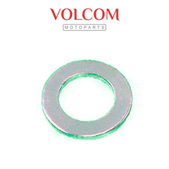 ARRUELA EM ALUMINIO DO BUJAO DE OLEO 12MM PARA TITAN150 2004 A 2015 - FAN125 2009 A 2018 - NXR150 BROS 2006 A 2014