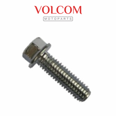 PARAFUSO FLANGE 6X28 DE FIXACAO DO PARALAMA DIANTEIRO (CHAVE 8MM PARA TITAN150 2004 A 2015 - FAN125 2009 A 2018 - FAN150 2010 A 2015