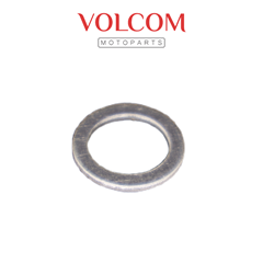 ARRUELA DE VEDACAO DO BUJAO DE OLEO ALUMINIO 14MM PARA POP100 2007 A 2015 - TITAN 160 EX 2016 A 2024 - FAZER 150 ED 2014 2015
