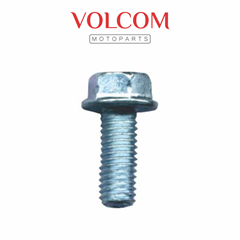 PARAFUSO FLANGE 8X20 DE FIXACAO DO ESTRIBO CHAVE 12MM PARA TITAN 125 1995 A 1999 - FAN 125 2005 A 2018 - TITAN 150 2004 A 2015