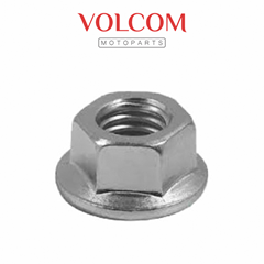 PORCA FLANGE 8MM PARA MOTOCICLETAS (UNIVERSAL)