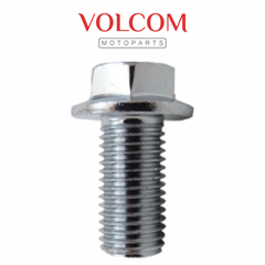 PARAFUSO SUPERIOR DA BENGALA 10X20 CHAVE 12 CROMADO PARA TITAN 150 KS 2004 A 2010 - FAN 125 ES 2009 A 2013 - TITAN 160 EX 2016 A 2024