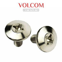 PARAFUSO DAS TAMPAS LATERAIS CROMADO PARA TITAN 125 1995 A 1999