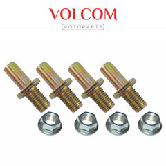 KIT PRISIONEIRO DA COROA COM PORCA PARA TITAN 125 1995 A 1999 -  TITAN 125 KS-ES-KSE 2000 A 2004 - FAN 125 2005 A 2008
