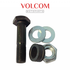PARAFUSO DO DESCANSO LATERAL COM PORCA PARA YBR 125 K/E 2006 A 2008 - FACTOR 125 ED 2009 A 2016 - FAZER 150 UBS 2018 A 2024