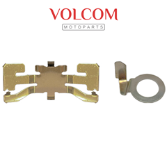MOLA+TRAVA DAS PASTILHAS DO FREIO DIANTEIRO PARA TITAN 150 ESD 2009 A 2014 - FAN 150 ESDI 2011 A 2015 - FZ25A 2018 A 2024