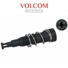 PARAFUSO DE AJUSTE DE AR DO CORPO DE INJECAO COM ANEL E MOLA PARA FAN 125I KS 2016 A 2018 - POP 110I 2016 A 2024 - START160 ES 2016 A 2024