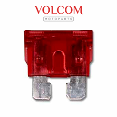 FUSIVEL LAMINA DE ENCAIXE 10 AMPERES (VERMELHO) PARA CRF250F 2019 A 2025 - FACTOR125 K 2009 A 2016 - FALCON400I 2013 A 2015