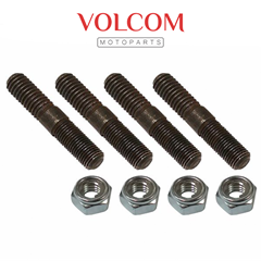 KIT PRISIONEIRO DA COROA COM PORCA PARA BIZ100 KS 1998 A 2005 -BIZ110I 2016 A 2024 - BIZ125+ 2006 A 2010