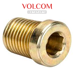 ROSCA POSTICA/BUCHA/SUPLEMENTO/TUCHO COM FLANGE  PARA DRENO DO OLEO M12X1,50 / M16X1,50 / 16MM (MACHO 16X1,50)