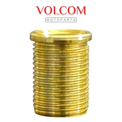 ROSCA POSTICA/BUCHA/SUPLEMENTO/TUCHO DE VELA M10X1,00 / M14X1,50 / 21MM (MACHO 14X1,50) PARA TITAN150 KS 2004 A 2010 - TITAN160 EX 2016 A 2024 - XRE190A 2016 A 2025 