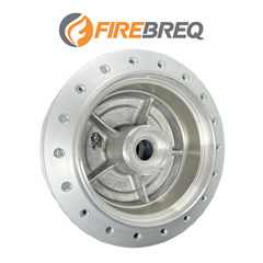 CUBO DA RODA DIANTEIRA SEM ROLAMENTOS FREIO A (TAMBOR) PARA TITAN 150 KS 2004 A 2013 -FAN 125 KS/ES 2009 A 2015  - START 160 ES 2016 A 2024  