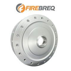 CUBO DA RODA DIANTEIRA SEM ROLAMENTOS FREIO A (TAMBOR) PARA TITAN 150 KS 2004 A 2013 -FAN 125 KS/ES 2009 A 2015  - START 160 ES 2016 A 2024  