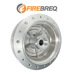 CUBO DA RODA DIANTEIRA SEM ROLAMENTOS FREIO A TAMBOR PARA BIZ 125 KS 2006 A 2015 - BIZ 125 ES 2006 A 2015