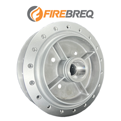 CUBO DA RODA TRASEIRA SEM ROLAMENTOS PARA YBR 125 K 2000 A 2008 - FACTOR 125 E 2009 A 2016 - HUNTER 125 2005 A 2008