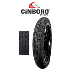 PNEU CINBORG  60/100-17 33L PARRUDO REINF DIANTEIRO PARA BIZ 100/110I/125 - POP 100/110I - FOX 110