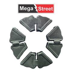 BUCHA/COXIM DA COROA COM 4 PECAS PARA BIZ 100 KS 1998 A 2005 - BIZ 100 ES 2000 A 2005 - BIZ 100+ 2002 A 2005