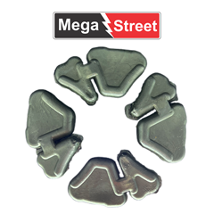 BUCHA/COXIM DA COROA COM 4 PECAS PARA BIZ 125 KS 2006 A 2013 - BIZ 125+ 2006 A 2010 - BIZ 100 ES 2013 A 2015 - BIZ 110I 2016 A 2024