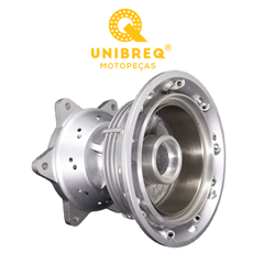 CUBO DA RODA TRASEIRA SEM ROLAMENTOS PARA NXR 125 BROS KS 2003 A 2015 - NXR 150 BROS ESD 2003 A 2014 - NXR 160 BROS ESD 2015 - CRF 230F 2007 A 2019