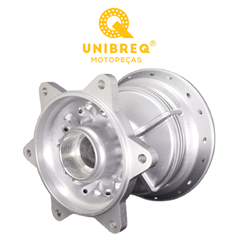 CUBO DA RODA TRASEIRA SEM ROLAMENTOS PARA NXR 125 BROS KS 2003 A 2015 - NXR 150 BROS ESD 2003 A 2014 - NXR 160 BROS ESD 2015 - CRF 230F 2007 A 2019