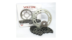 KIT DE TRANSMISSAO SEM RETENTOR ACO 1045 PARA NXR 150 BROS KS/ES 2006 A 2013 - NXR 150 BROS ESD 2003 A 2014