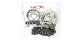 KIT DE TRANSMISSAO SEM RETENTOR ACO 1045 PARA FAN 125 KS 2009 A 2013 - FAN 125 ES 2009 A 2013