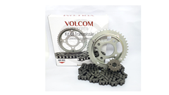 KIT DE TRANSMISSAO SEM RETENTOR ACO 1045 PARA TITAN 150 KS/ES 2004 A 2010 - FAN 150 ESI 2010 A 2013 - START 150 ES 2015