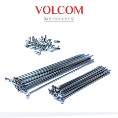 JOGO DE RAIO TRASEIRO 3,5MM CROMADO PARA TORNADO250 2001 A 2008