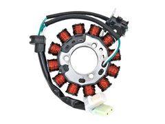 ESTATOR COM BOBINA DE PULSO PARA TITAN 150 ESD 2014 A 2015 - FAN 160 ESD 2016 A 2024 - START 150 ES 2015 