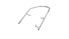 ALCA TRASEIRA MODELO ARROW (ESPORTIVA) PARA  POP 110I 2016 A 2022 PRETO