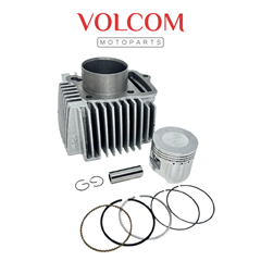 KIT CILINDRO DO MOTOR PARA BIZ100 KS/ES 2000 A 2005 - POP100 2007 A 2015 - WEB100 2002 A 2014