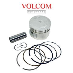 KIT PISTAO E ANEIS PARA YBR 125 2000 A 2008 - XTZ 125 2003 A 2016 - FACTOR 125 2009 A 2016 STD