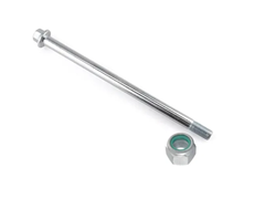 EIXO DA RODA DIANTEIRA COM PORCA PARA TITAN 150 KS 2004 A 2010 - FAN 125 KS 2009 A 2015 - CARGO150 ES 2014