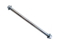 EIXO DA RODA DIANTEIRA COM PORCA PARA BIZ 100 KS 1998 A 2005 - POP 100 2007 A 2015 - BIZ125 KS 2006 A 2016