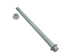 EIXO DA RODA DIANTEIRA COM PORCA PARA FAN 160 ESD 2016 A 2024 - START150 ES 2015 - TITAN 160 EX 2016 A 2024