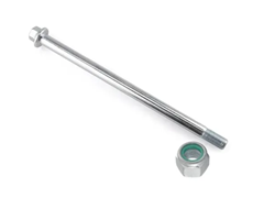 EIXO DA RODA DIANTEIRA COM PORCA PARA TITAN 125 KS/ES 2000 A 2004  - TITAN 125 1995 A 1999 - FAN 125 2005 A 2008