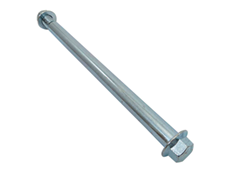 EIXO DA RODA TRASEIRA COM PORCA PARA YBR 125 2000 A 2008 - FACTOR 125 2009 A 2016