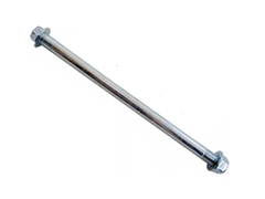 EIXO DA RODA TRASEIRA COM PORCA PARA BIZ 125 KS 2006 A 2013 - BIZ110I 2016 A 2024 - BIZ 100 KS 2013 A 2015