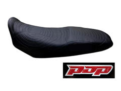 CAPA DE BANCO EMBORRACHADA PARA MOTO UNIVERSAL (POP) PRETA