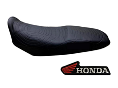 CAPA DE BANCO EMBORRACHADA  PARA MOTO UNIVERSAL (HONDA) PRETA