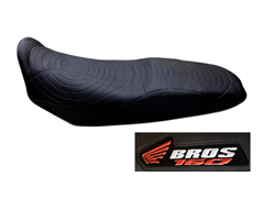 CAPA DE BANCO EMBORRACHADA PARA MOTO UNIVERSAL (BROS 160) PRETA