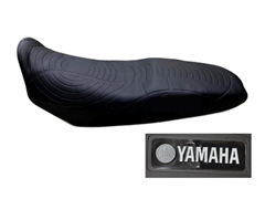 CAPA DE BANCO EMBORRACHADA PARA MOTO UNIVERSAL (YAMAHA) PRETA