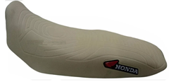 CAPA DE BANCO EMBORRACHADA PARA MOTO UNIVERSAL (HONDA) BEGE