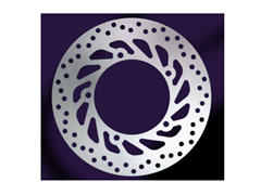 DISCO DE FREIO DIANTEIRO PARA  FACTOR 125I ED 2017 A 2024 - FAZER 150 SED 2014 A 2017 - FACTOR 150 UBS 2018 A 2025